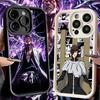 Чехол для телефона iPhone 17 Air 16E 15 16 Pro Max Bleach Айдзен Сосукэ Чехол 14 Plus 13 12 Mini Мягкий Силиконовый Fundas