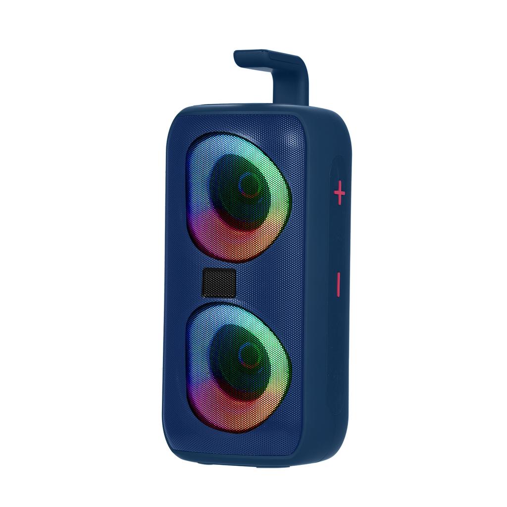 A85 RGB Light Portable Speaker Outdoor Portable Card Speaker Double Horn Square Dance Radio