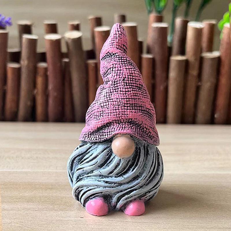 Декоративные ornaments из смолы Белый Бородатый Гном Украшение для двора и дома Смоляные ornaments