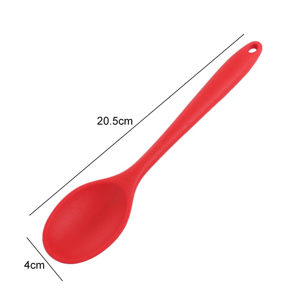 Soft Ice Cream Silicone Yogurt Dessert Soup Spoon Kitchen Tool Stirring Spoon Cooking Spoon