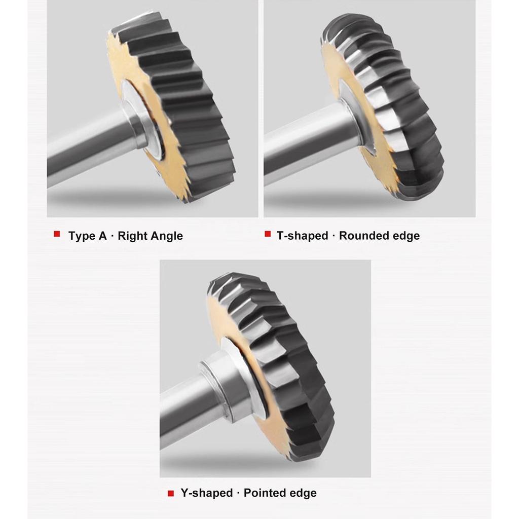 Твердосплавная фреза роторная Т-образная с круглым хвостовиком, электрическая шлифовальная головка для гравировки металла, дерева, камня
