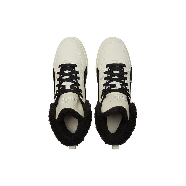 Puma Кроссовки унисекс Rebound Joy Fur Corduroy - Whisper White Кремово-черные 385254-01