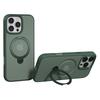 For iPhone 16 Pro Max Magnetic Case Rotating Kickstand TPU + PC Phone Back Cover