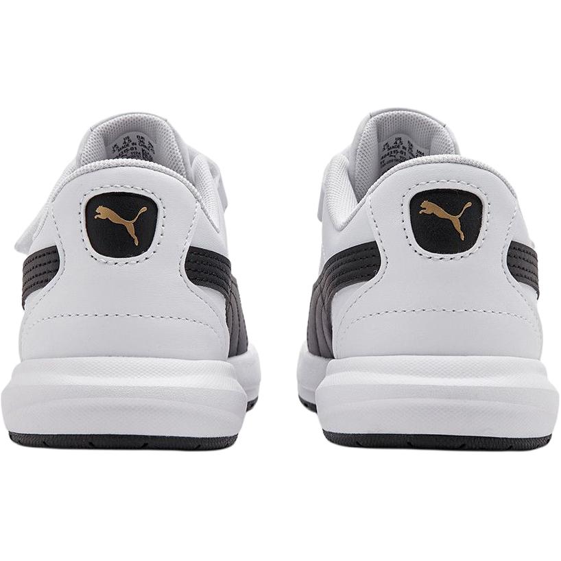 Puma Evolve Court V Jr Versatile Comfortable Low-Top Kids Skate Shoes Men Skate Shoes White Black 404315-01