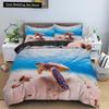Sea Turtle Duvet Cover Set Pillow Cases Ocean Animal Turtle Bedding Set Queen Twin Kids Home Textiles Map Coral Quilt Cover King