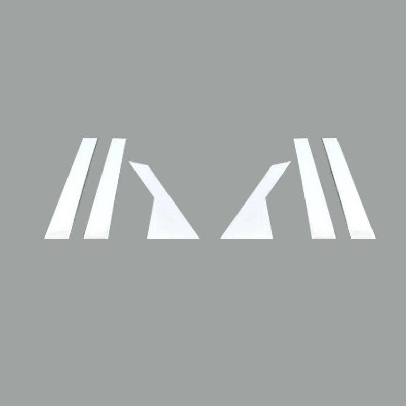 6 шт., стойки для окон и дверей автомобиля, накладка, наклейка, хромированная для KIA Optima/KIA K5 2016 2017 2018 2019