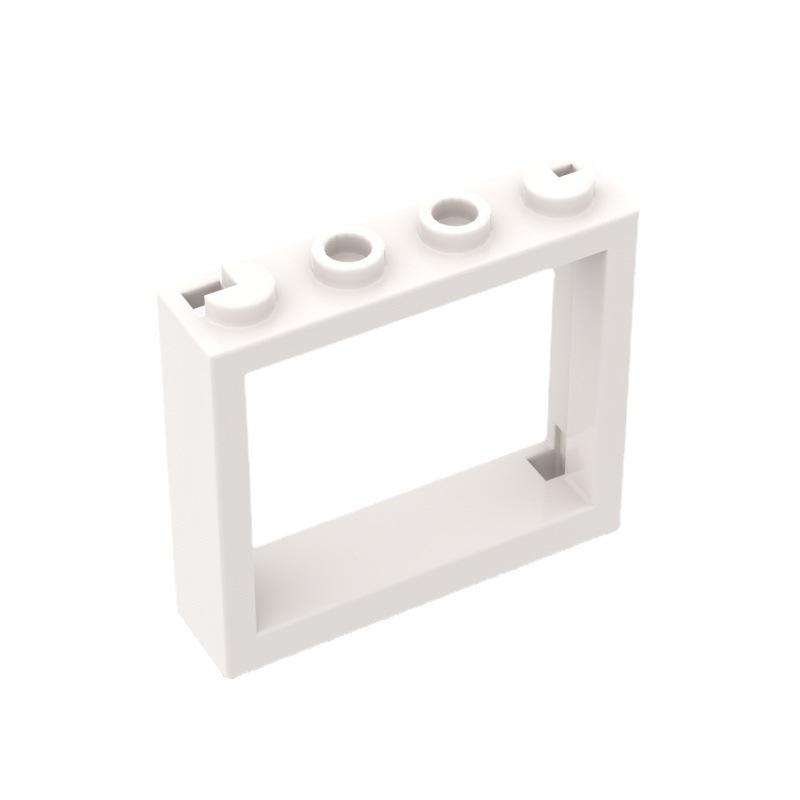 30 деталей конструктора, технические элементы: оконная рама 1x4x3, MOC, совместимо с брендами детских игрушек 60594