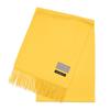 Pure Cashmere Muffler 20 Colors and Cashmere Plain Thick Large [Buyer] 100% [Men's Women's] (Yellow) FT30L-1570a