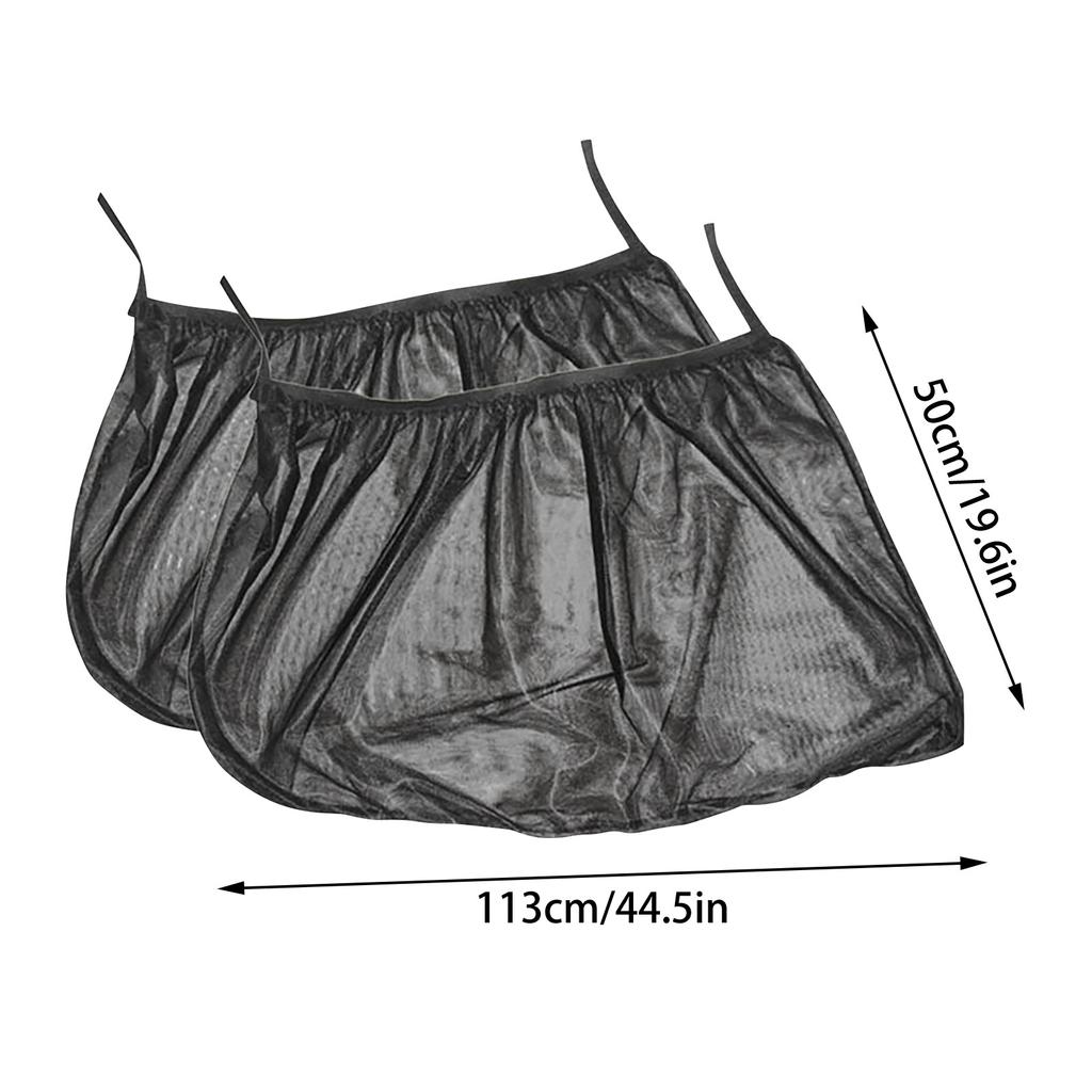 Side Window Sunshade Car Window Mosquito Cover Windproof Insulation Curtains