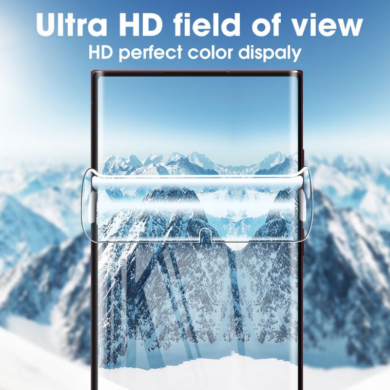 Мягкая гидрогелевая пленка для Samsung Galaxy S23 Ultra Plus, полная защита HD, прозрачная защитная пленка для экрана для Samsung S23 S23 + S23ultra