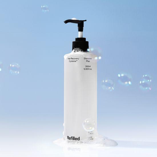 Refilled Цитокиновый шампунь для облегчения симптомов выпадения волос 380 мл (Выберите 1 из 3)