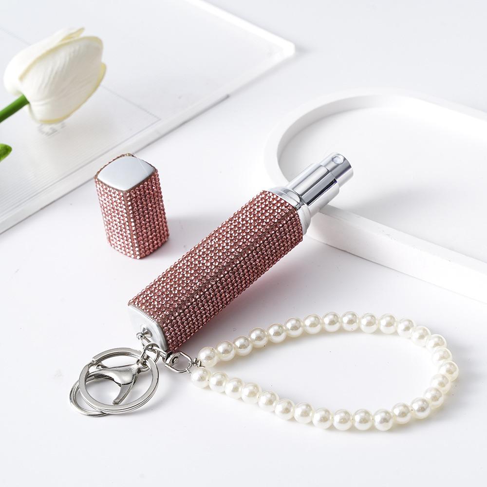 10 мл Брелок со стразами, флакон для духов, блестящий распылитель для духов, новый флакон для косметики, подарок
