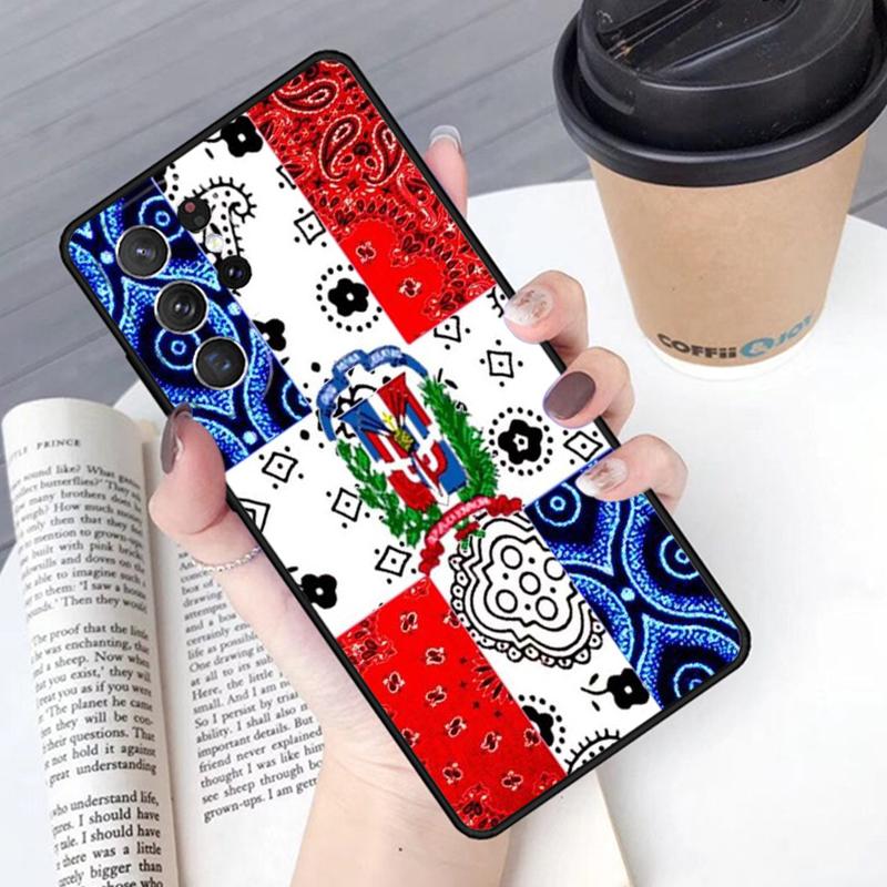 Чехол для телефона Флаг Доминиканской Республики Для Samsung Galaxy S24 S25 Ultra S21 S22 Ultra S10E Note 10 Plus Note 20 FE S23