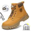 New Fashion Work Safety Boots For Men Nail Proof Indestructible Waterproof Steel Toe Cap Male Sneakers
