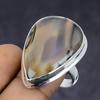 Natural Montana Agate Gemstone 925 Sterling Silver Jewelry Ring Size 8.5 S1l87