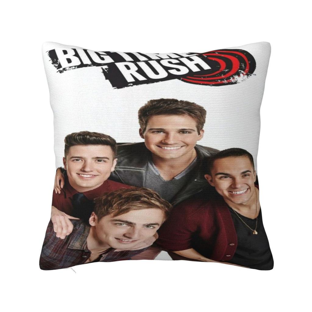 Big Time Rush Наволочка для подушки с принтом Рок-группы Подушка Чехол для подушки Домашний декор Квадратный Разные размеры