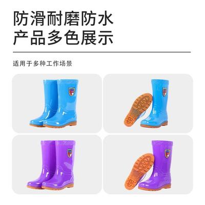 Модные женские дождевые сапоги износостойкие нескользящие водонепроницаемые с высоким голенищем съемные зимние теплые дождевые туфли дождевые сапоги водная обувь