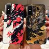 Для Infinix GT 30 Pro X6873 Крутой Чехол для Телефона с Рисунком Дракона и Тигра Для Infinix GT30 Pro 5G Мягкие Силиконовые TPU Чехлы