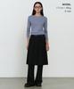 MUSINSA STANDARD WOMAN Women'S Wool Tencel Slim Long Sleeve T-Shirt [Cloudy Blue]