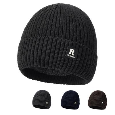 Зимняя шерстяная шапка для улицы, защита от холода и ушей, вязаная шапка, одинарная шапка, теплая шапка для защиты ушей