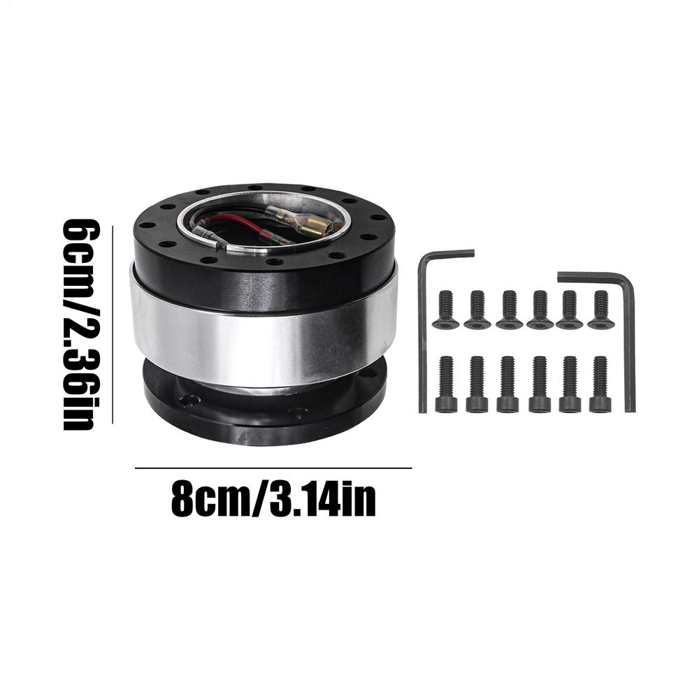 Быстросъемный ступичный адаптер для рулевого колеса, гоночный руль, быстросъемный адаптер, съемный компактный адаптер, регулируемая замена для