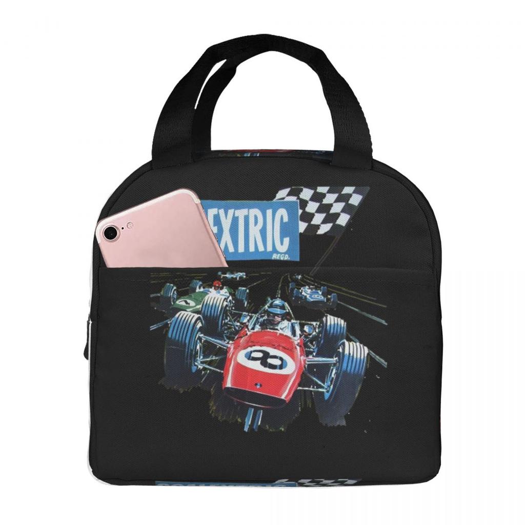 Scalextric Classic Insulated Lunch Bag for Kids School Cooler Thermal Food Box Tote Leakproof Lunch Boxes Container