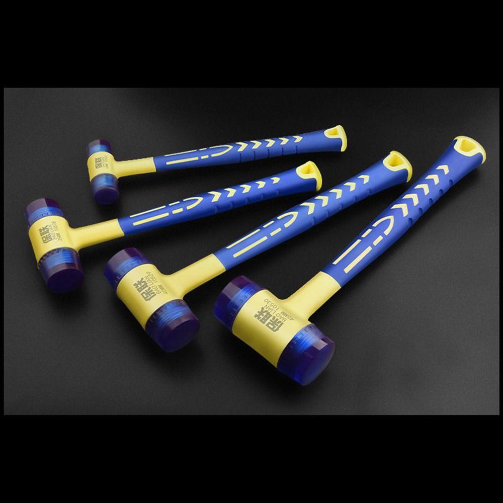 Plastic Handle Installation Hammer Non-slip Hand Repair Tool Rubber Hammer  Door Window Floor