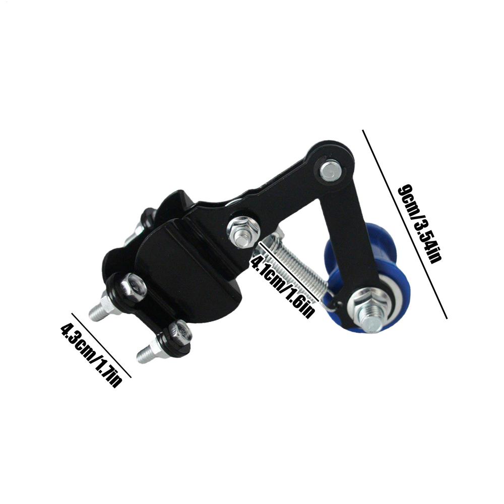 Универсальный натяжитель цепи мотоцикла Натяжитель цепи с направляющими колесами Железный натяжитель цепи для внедорожника квадроцикла мотокросса