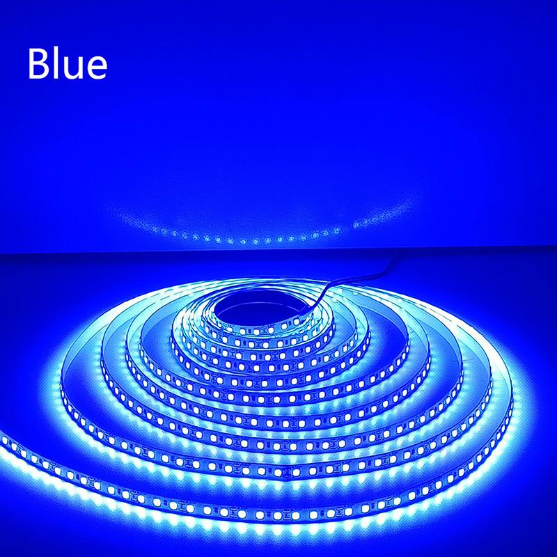 5M 600LEDs LED Strip 2835 DC12V 24V 120LEDs/m Home Lamp Strip Red I Blue Green Yellow Pink Flexible And Cuttable Soft Lamp Bar