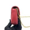 [Pre-Owned] GG Marmont Vintage Metal Logo Quilted Leather Mini Shoulder Bag - Excellent #1J88SHS