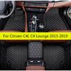 Автомобильный коврик для Citroen C4L C4 Lounge 2018 2017 2016 2015 2014 2013 Ковер Аксессуары для интерьера Водонепроницаемый Автомобильный
