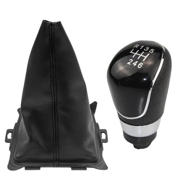 For Ford Fiesta 2008 2009 2010 2011 2012 Manual Car Hand Speed Gear Shift Knob Gaiter Boot Dustproof Cover Case Collar
