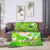 Super Soft Blanket Camping Duolingos Owl Duo Throw Blanket  Flannel Bedspread For Living Room Fluffy Sofa Bed Cover