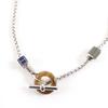 Pristine Necklace Meli Melo H Logo Pendant Silver Blue Women Used
