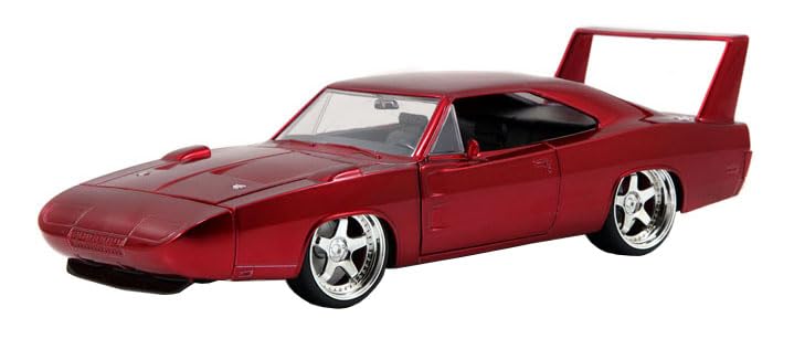 Kyosho Jada Toys Fast Furious Series 1969 Dodge Charger Daytona Red Finished Model JADA97060 & 1/24 (Dominic)