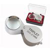 30X Loupe Magnifier Pocket Foldable Magnifying Glass Magnifier for Jewelers Gems Diamonds Plants Coins Stamps Antiques,More