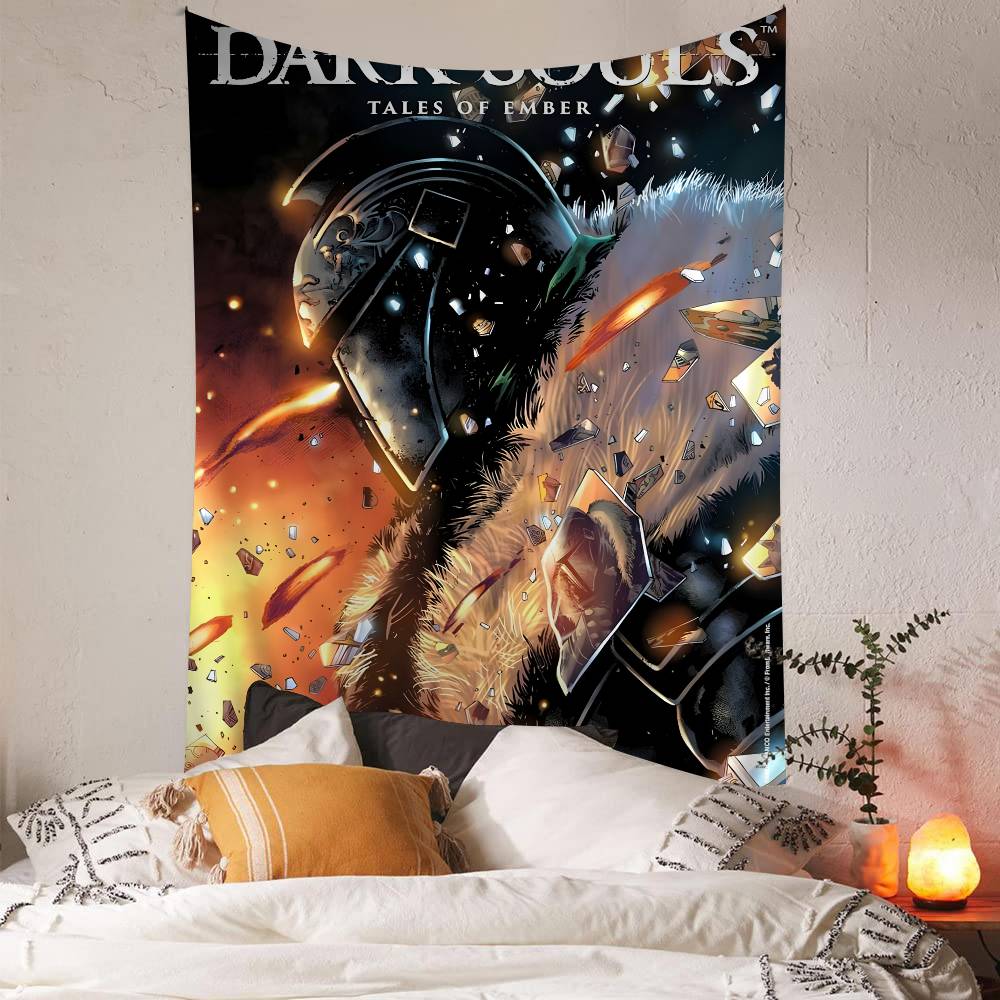 DARK SOULS Приключенческая игра Подвесной богемный гобелен Подвесной таро Хиппи Настенные ковры Комната Домашний декор
