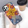 Осенний латышский этнический чехол-бампер 'Дерево Солнца' для iPhone 17 Air 16 16e 15 12 11 13 14 Pro Max Apple Plus Coque