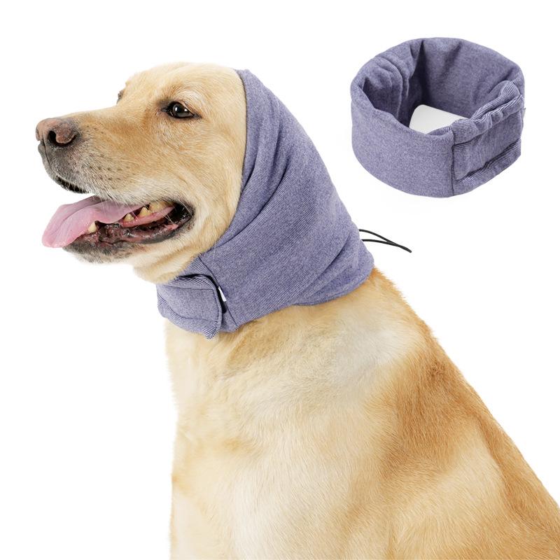 Pet Supplies: Winter Warmth, Dog Comfort Head Cover, Anti-scare and Anti-lick, Adjustable Dog Head Cover