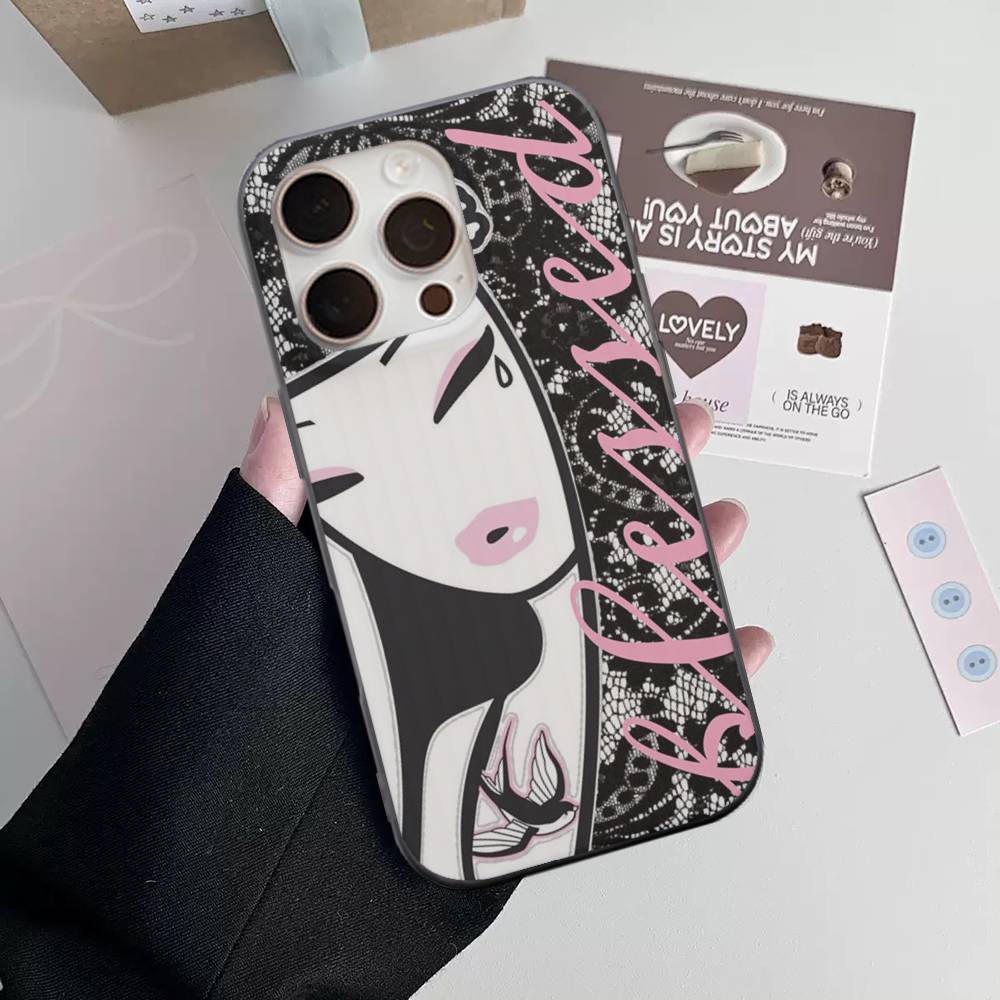 Модный бренд T-Tokidoki Для IPhone 17 16 15 14 13 12 11 Pro Max Plus Pro Прозрачный чехол для телефона Нескользящий корпус