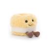 Apricot Lamb Delicious Bagel Plush Toy for Kids, Soft and Cute, Fluffy and Delicious Bagel for Girls and Boys, 6cm