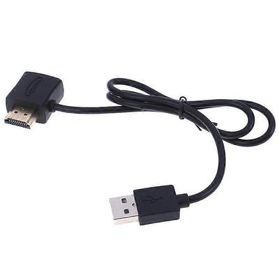 50 см USB 2.0 HDMI между мужчинами и женщинами адаптер удлинитель соединительный кабель питания