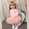 Lifelike Reborn Dolls Toys Realistic Full Silicone Baby Bebe Vinyl 55CM Newborn Girl Doll Princess Toddler Toy Gift