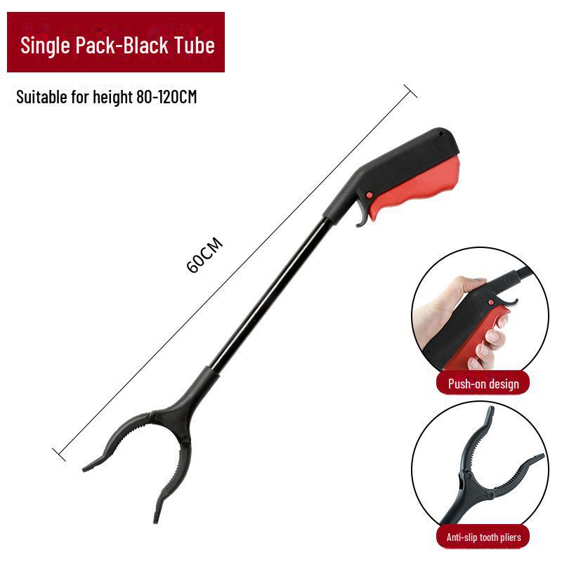 Санитарный захват с длинной ручкой: Зажим для мусора и наружный сборщик мусора