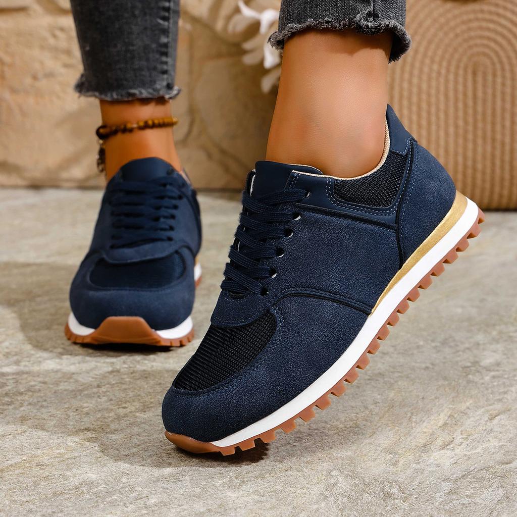 Женские кроссовки Cortez на платформе широкой полноты - Обувь в стиле ретро, вдохновленная немецкими армейскими тренерами, с круглым носком и шнуровкой, повседневные кроссовки на массивной подошве для осени
