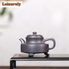 180ml Boutique Yixing Purple Clay Teapot Handmade Pot Raw Ore Steel Grey Section Mud Kettle Zisha Tea Set Tea Services Supplies