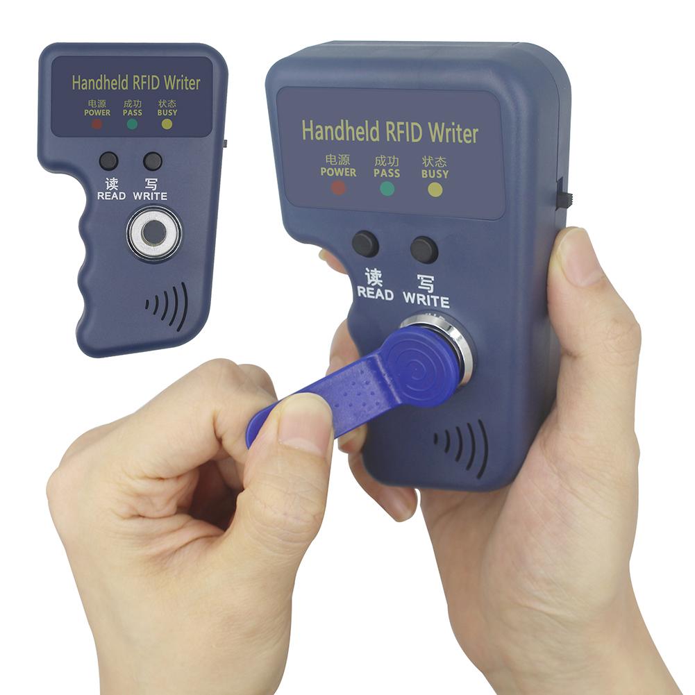125kHz TM Copier RFID Duplicator Reader Handheld Keys Tag Card Copier Fit for T5577 EM4305 CET5200 TM Chip Cards