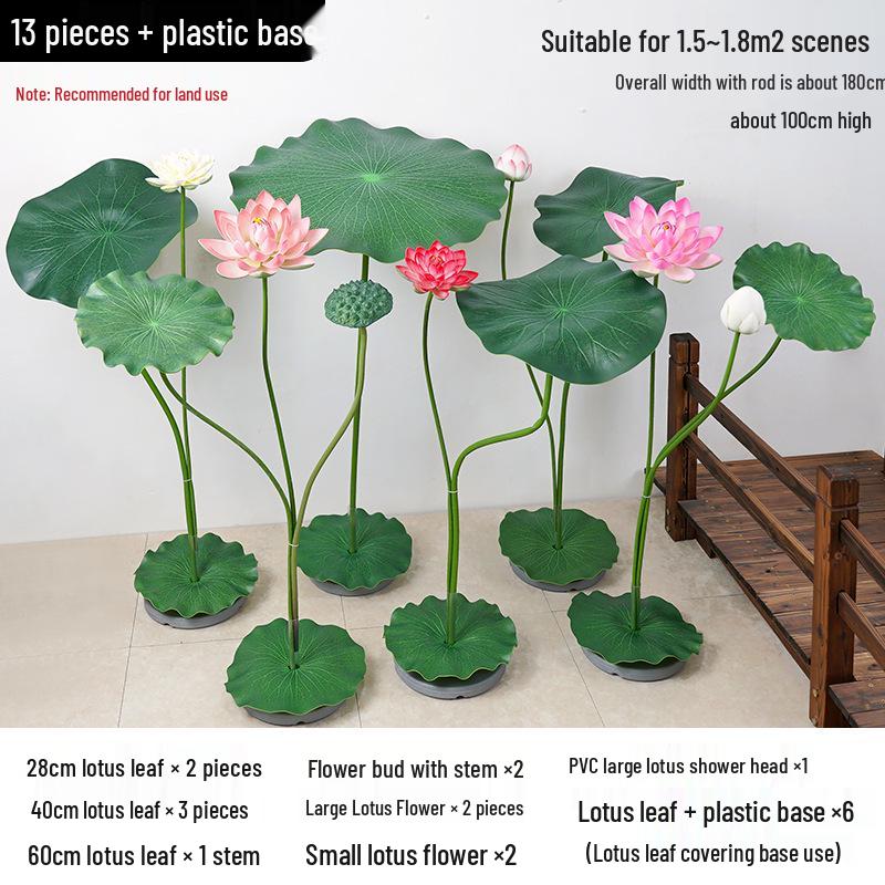 Танцевальные реквизиты «Цветок лотоса и лист лотоса» из ЭВА для декорации сценического оформления пруда