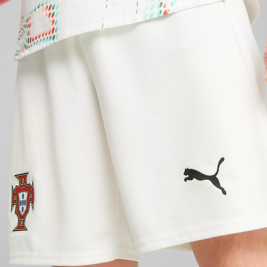 Puma X FPF Коллаборационные шорты Drycell SS25 Модные Удобные Мягкие Приятные к коже На шнуровке Футбольные штаны Мужские шорты Белые 779226-04