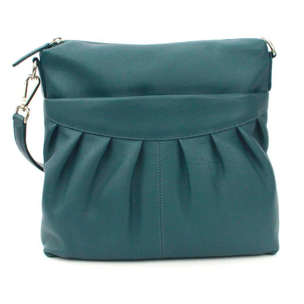 Eastern Counties Leather Женская/женская кожаная сумка Leona со сборками